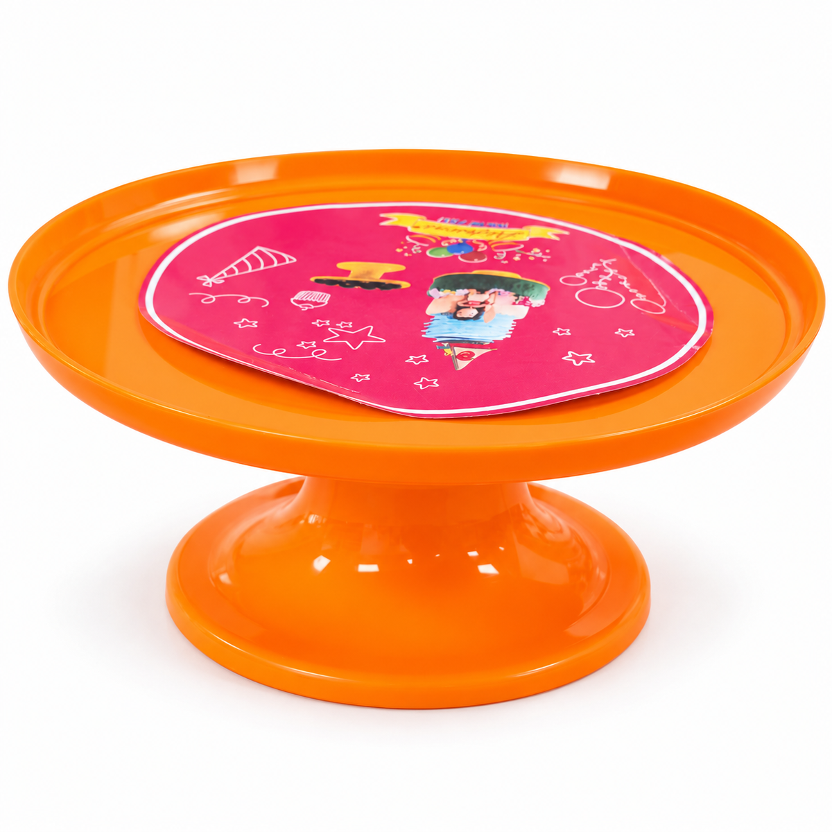 Round Low Pedestal Cake Stand