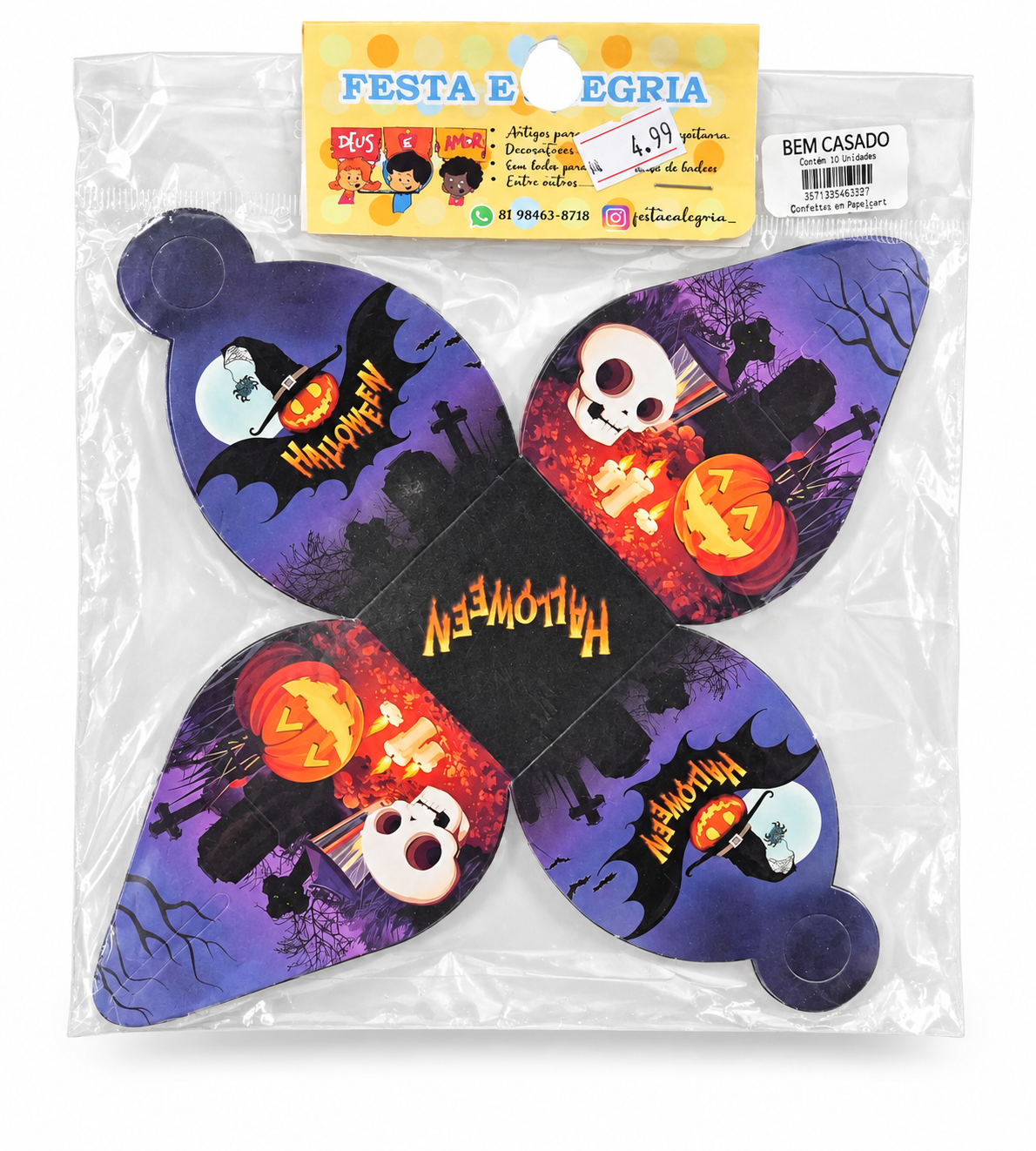 Halloween Favour Boxes – Pack of 10