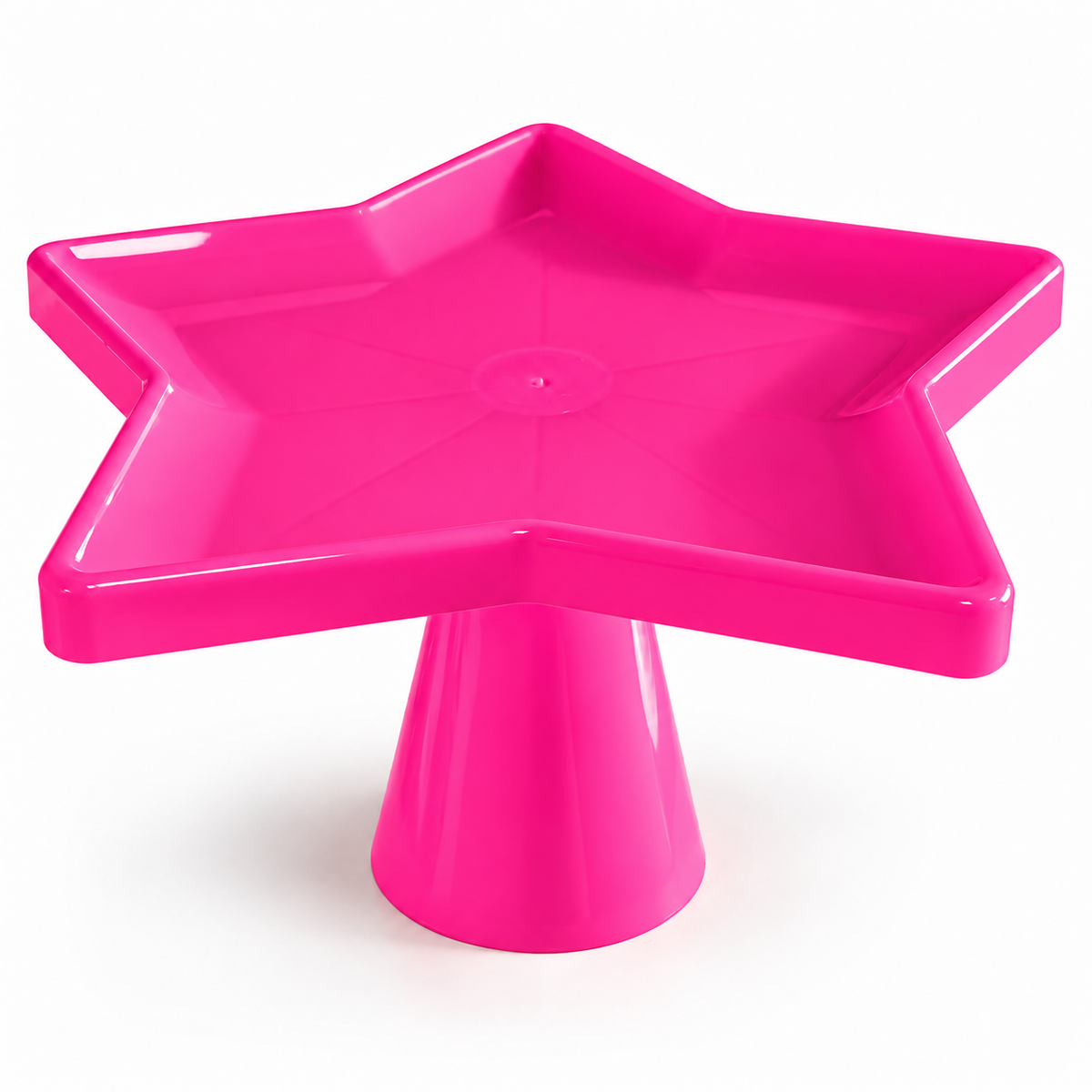 Star-Shaped Pedestal Serving Tray – Various Colours