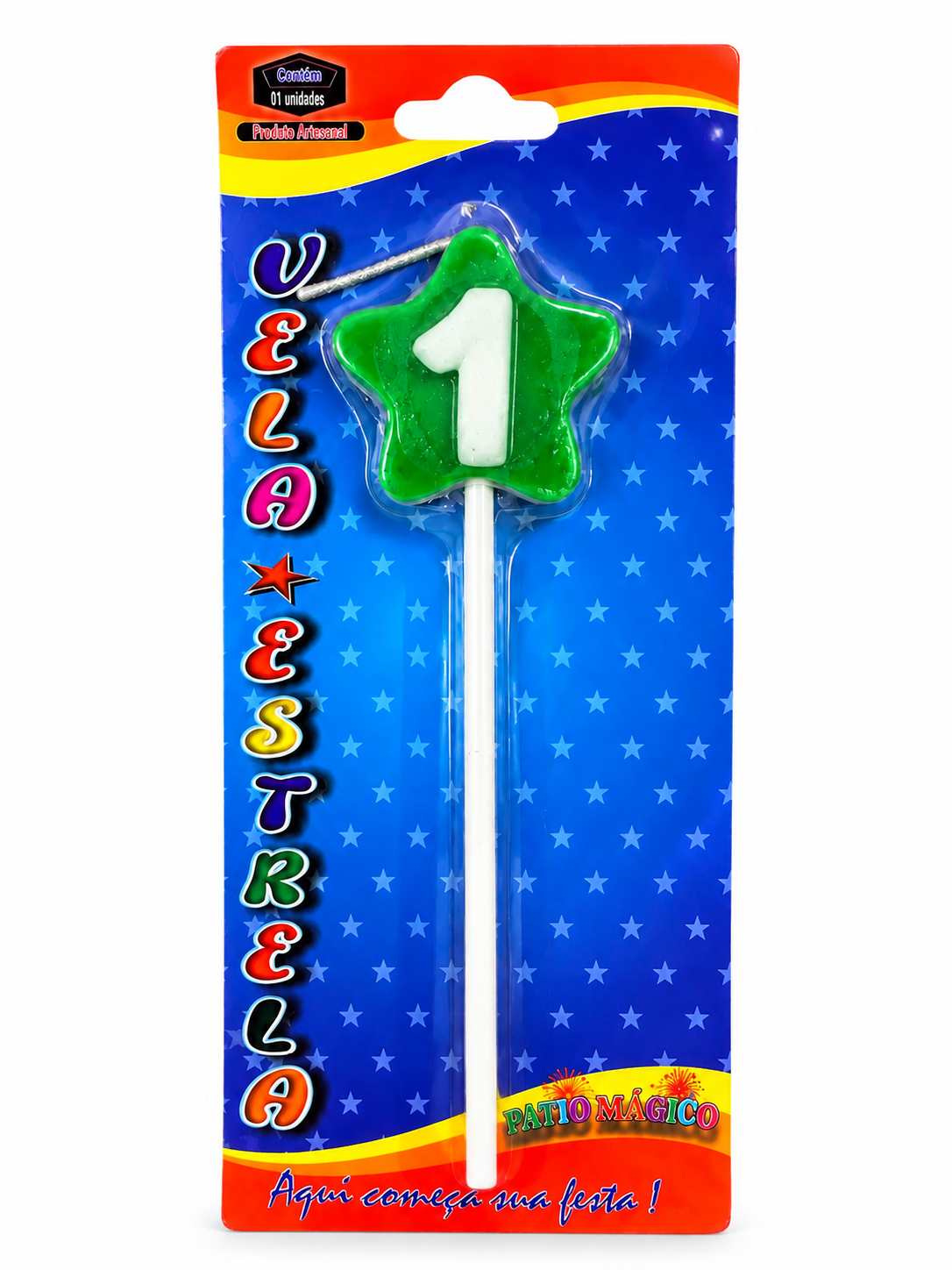 Star Number Birthday Candles