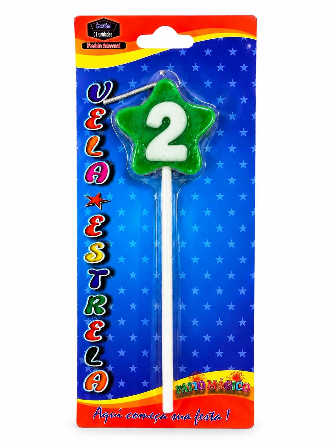 Star Number Birthday Candles