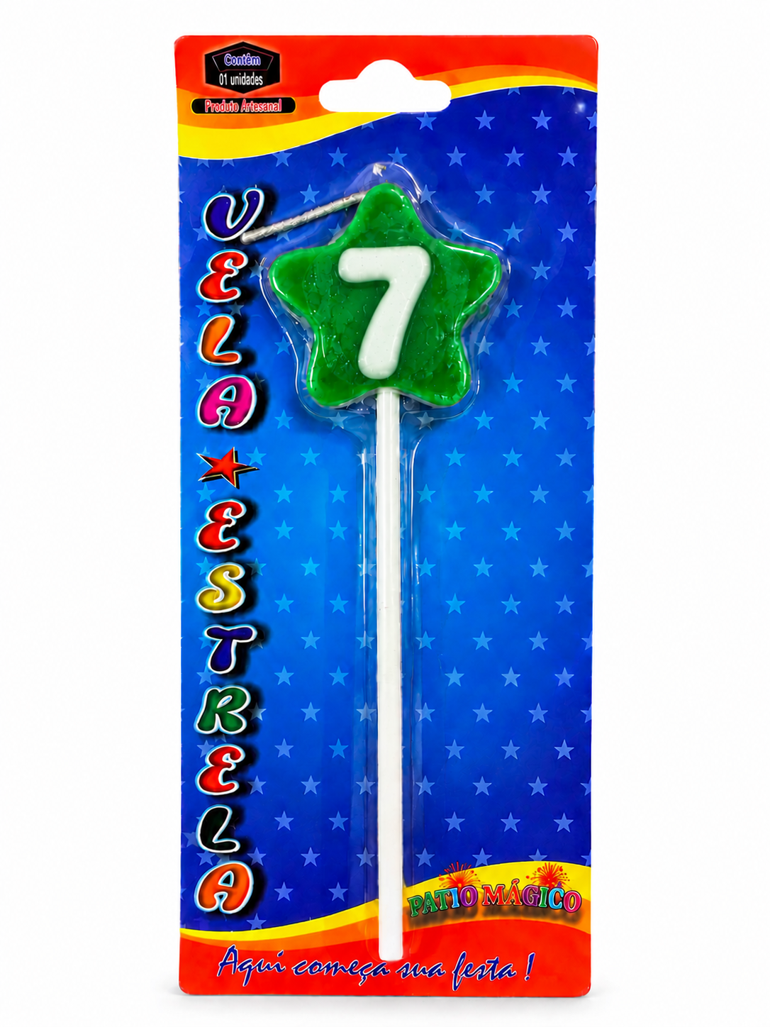 Star Number Birthday Candles