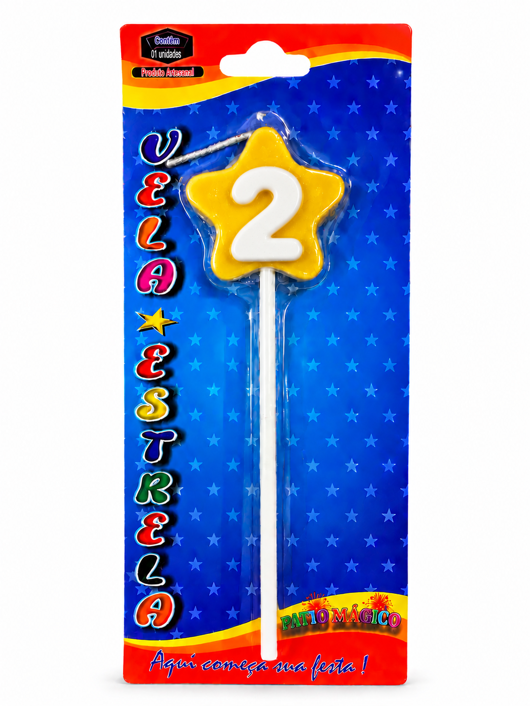 Star Number Birthday Candles