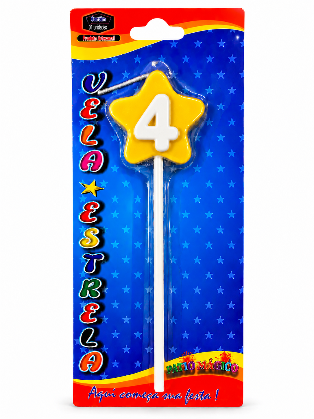 Star Number Birthday Candles