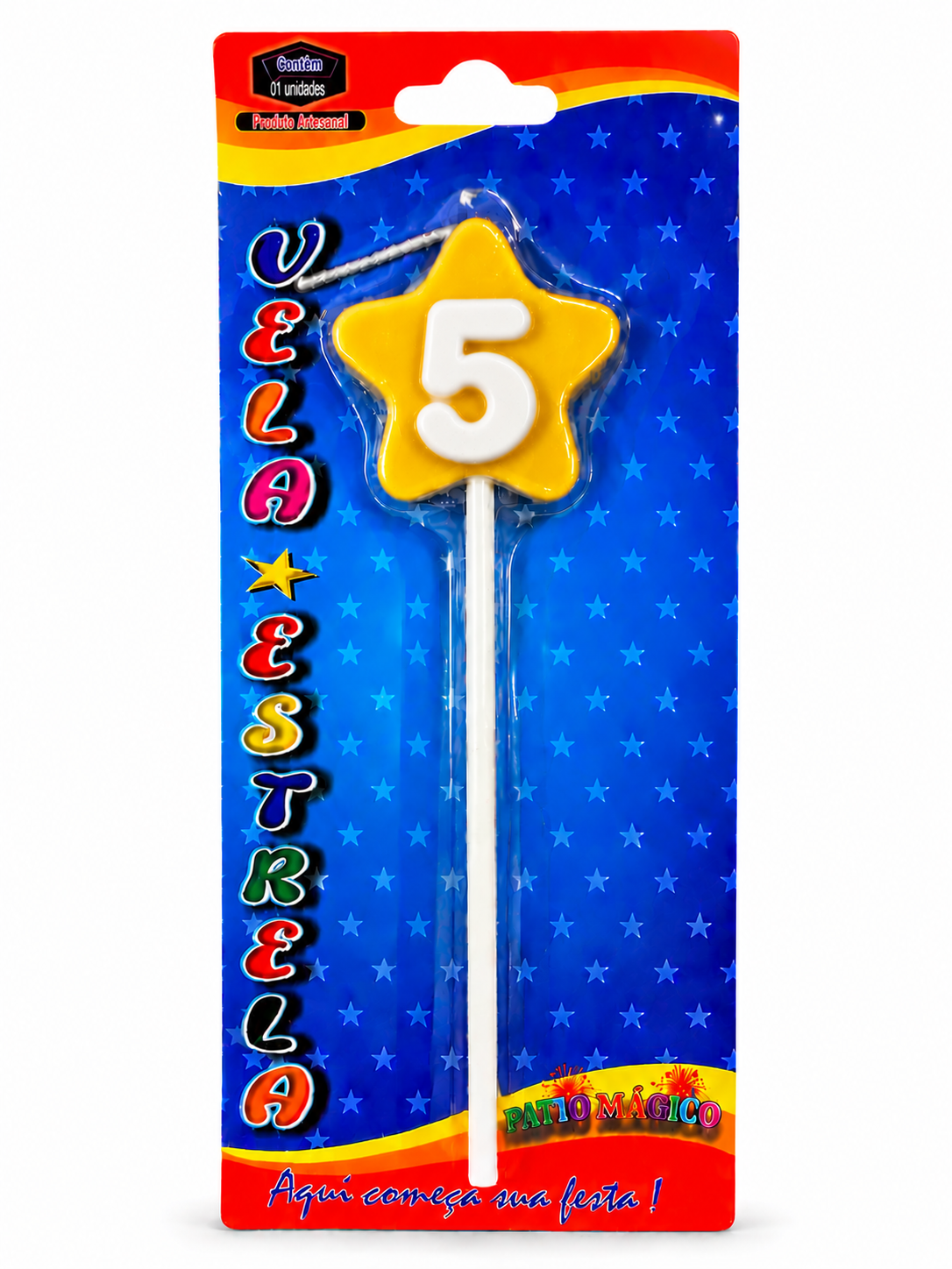 Star Number Birthday Candles