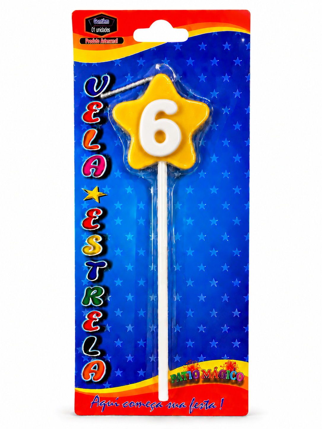 Star Number Birthday Candles