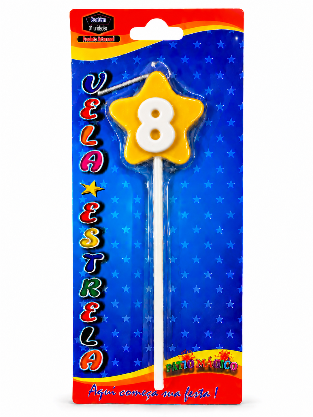 Star Number Birthday Candles