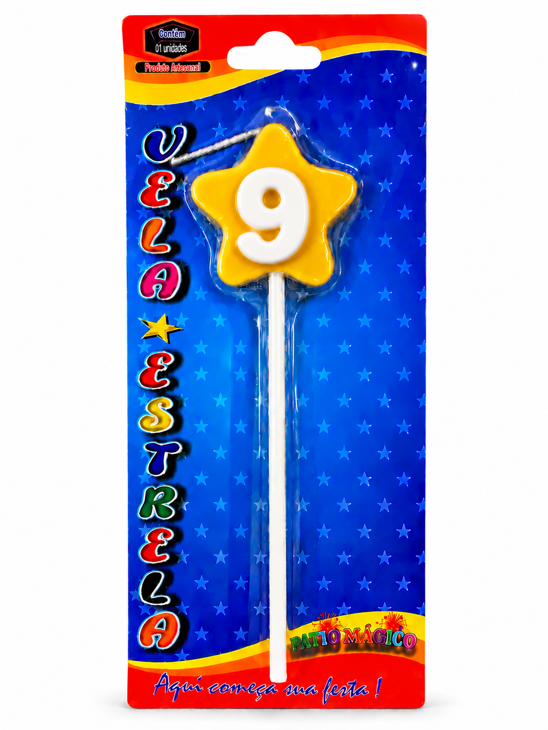 Star Number Birthday Candles