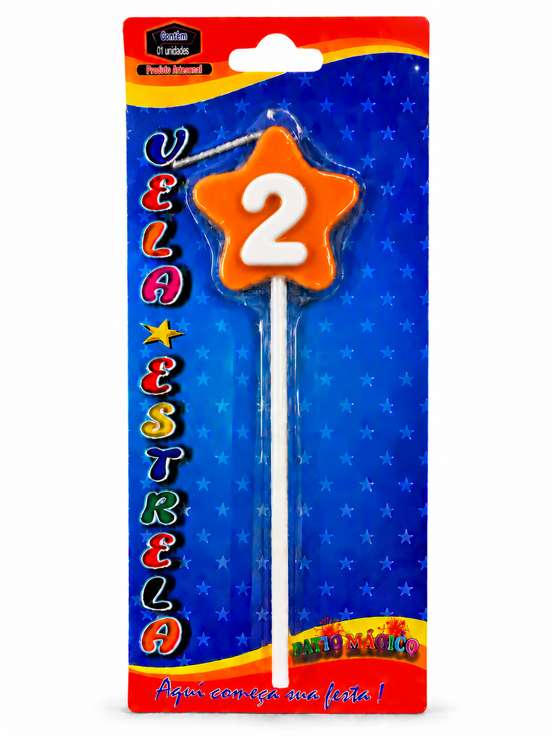Star Number Birthday Candles