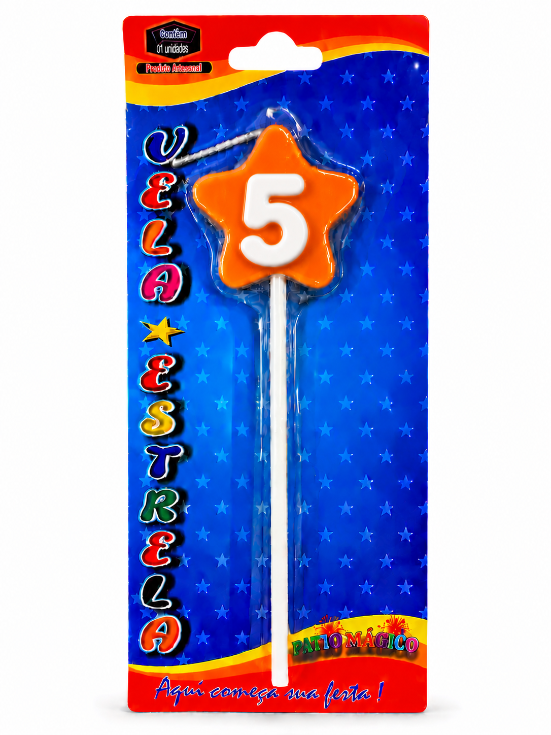 Star Number Birthday Candles