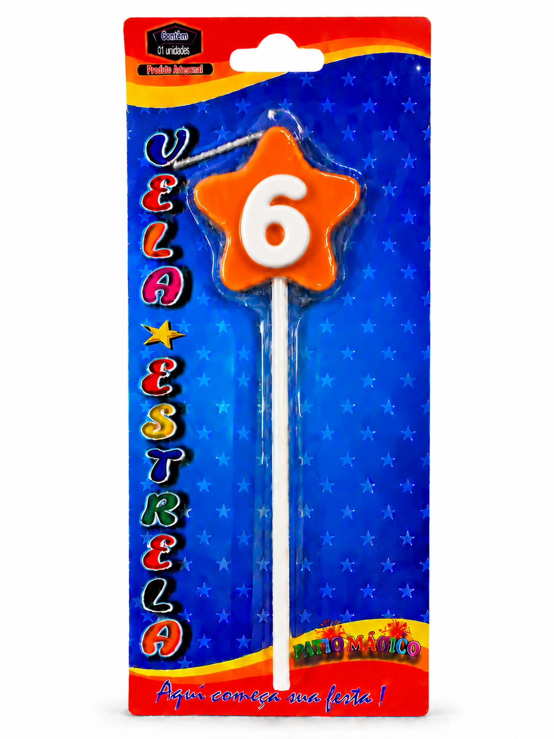Star Number Birthday Candles
