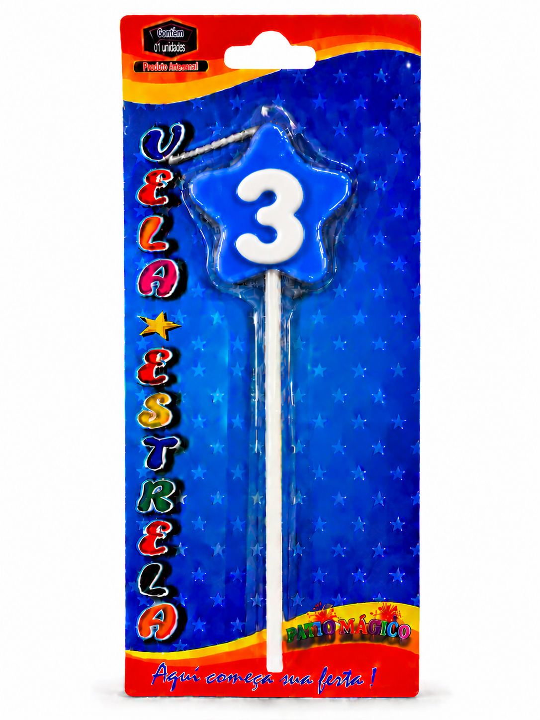 Star Number Birthday Candles