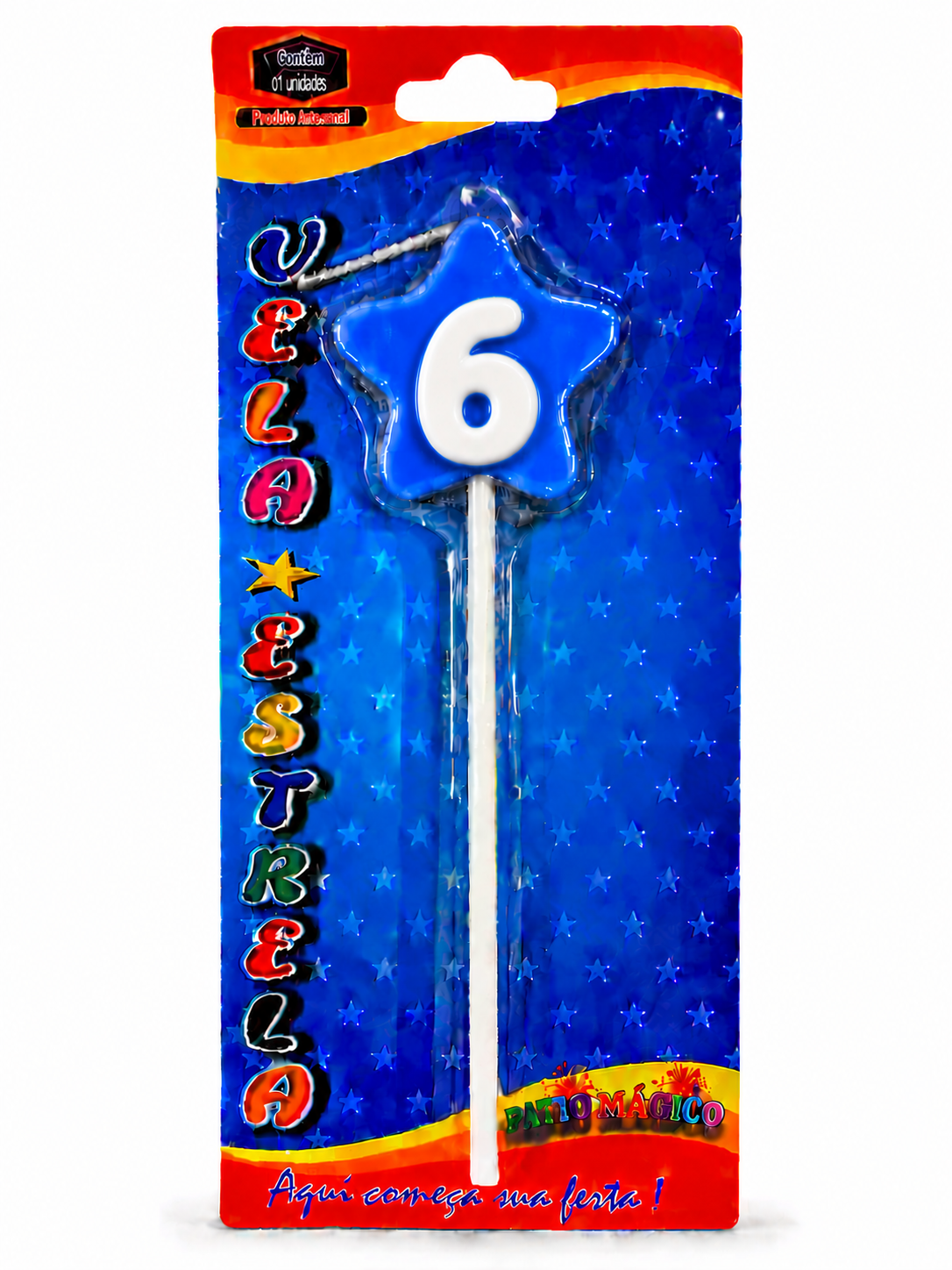 Star Number Birthday Candles