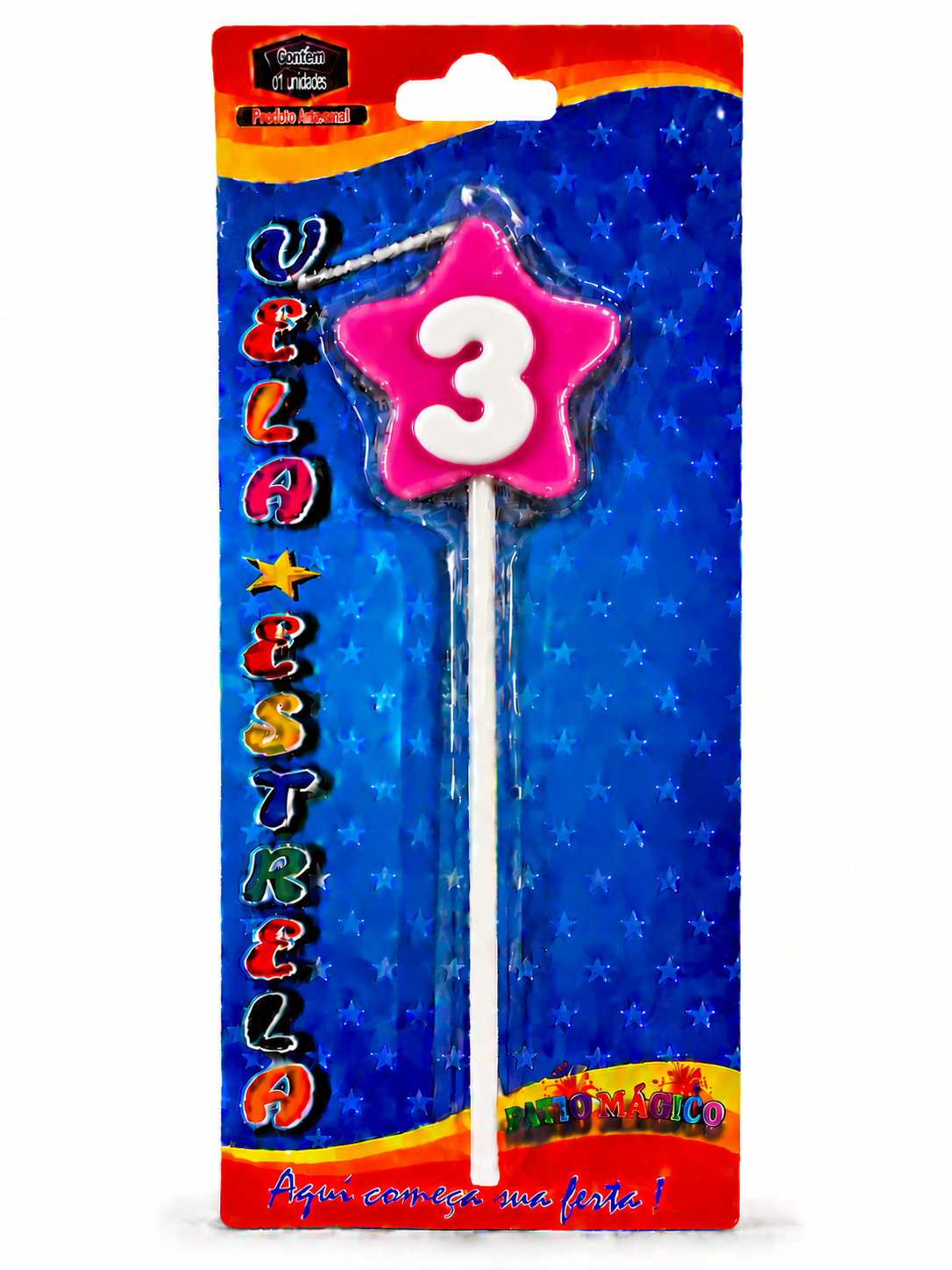 Star Number Birthday Candles