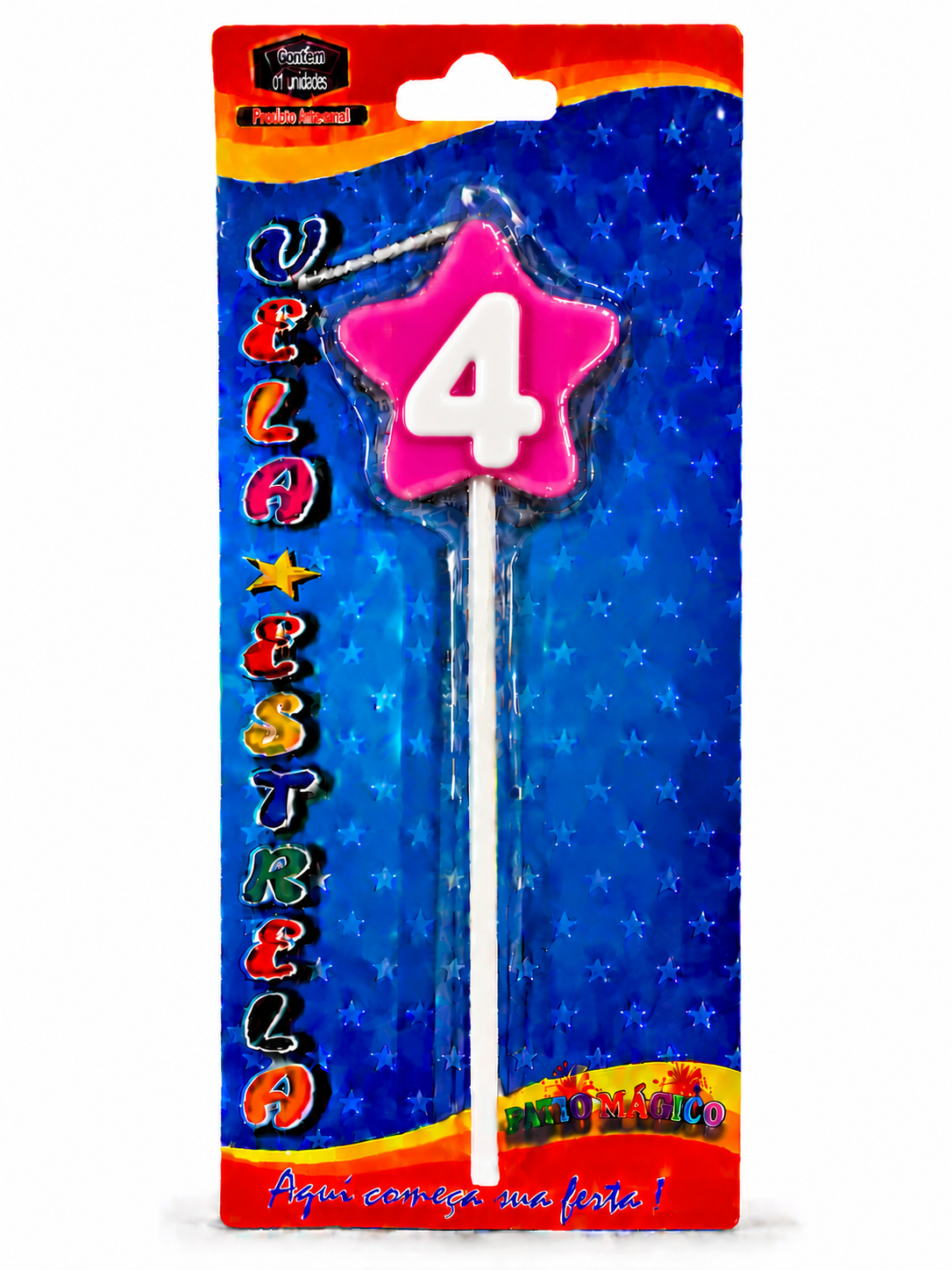 Star Number Birthday Candles