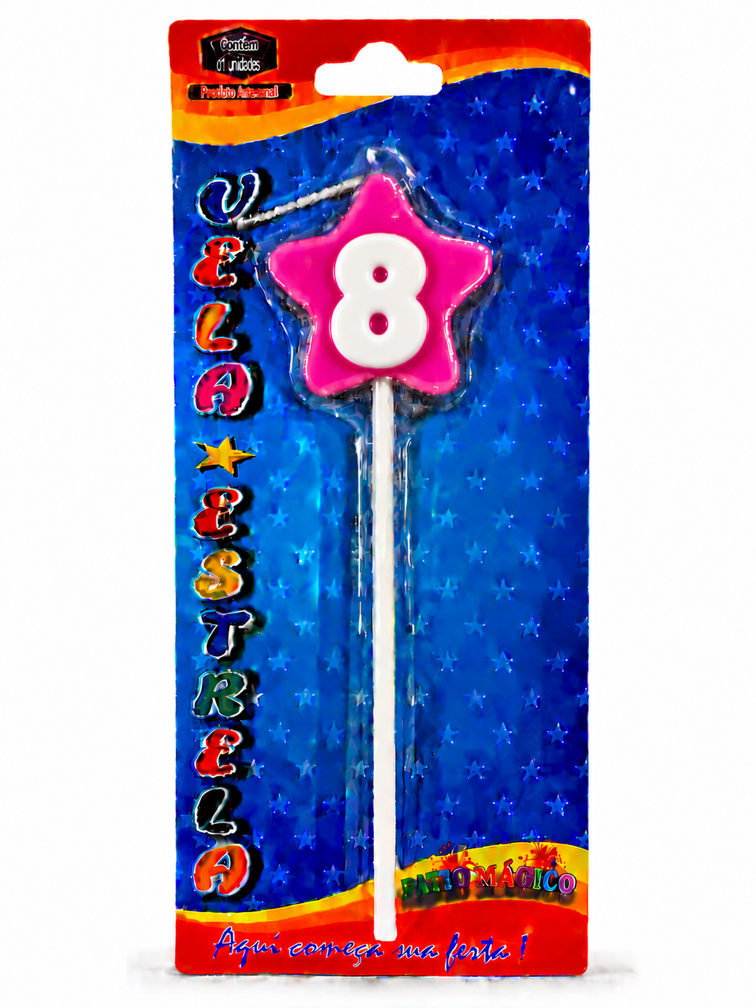 Star Number Birthday Candles