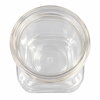 Clear Plastic Nutella-Style Jar with Screw Lid – 50ml & 80ml
