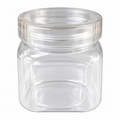 Clear Plastic Nutella-Style Jar with Screw Lid – 50ml & 80ml