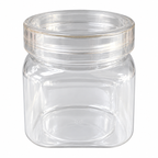 Clear Plastic Nutella-Style Jar with Screw Lid – 50ml & 80ml