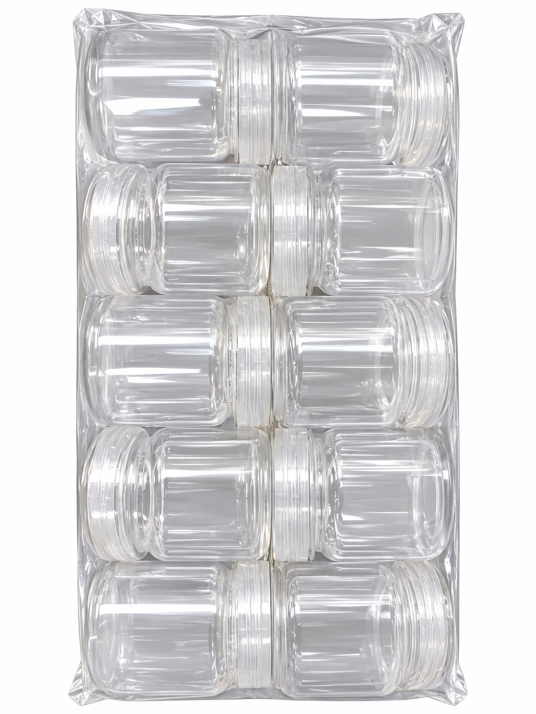 Clear Plastic Nutella-Style Jar with Screw Lid – 50ml & 80ml