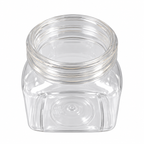 Clear Plastic Nutella-Style Jar with Screw Lid – 50ml & 80ml