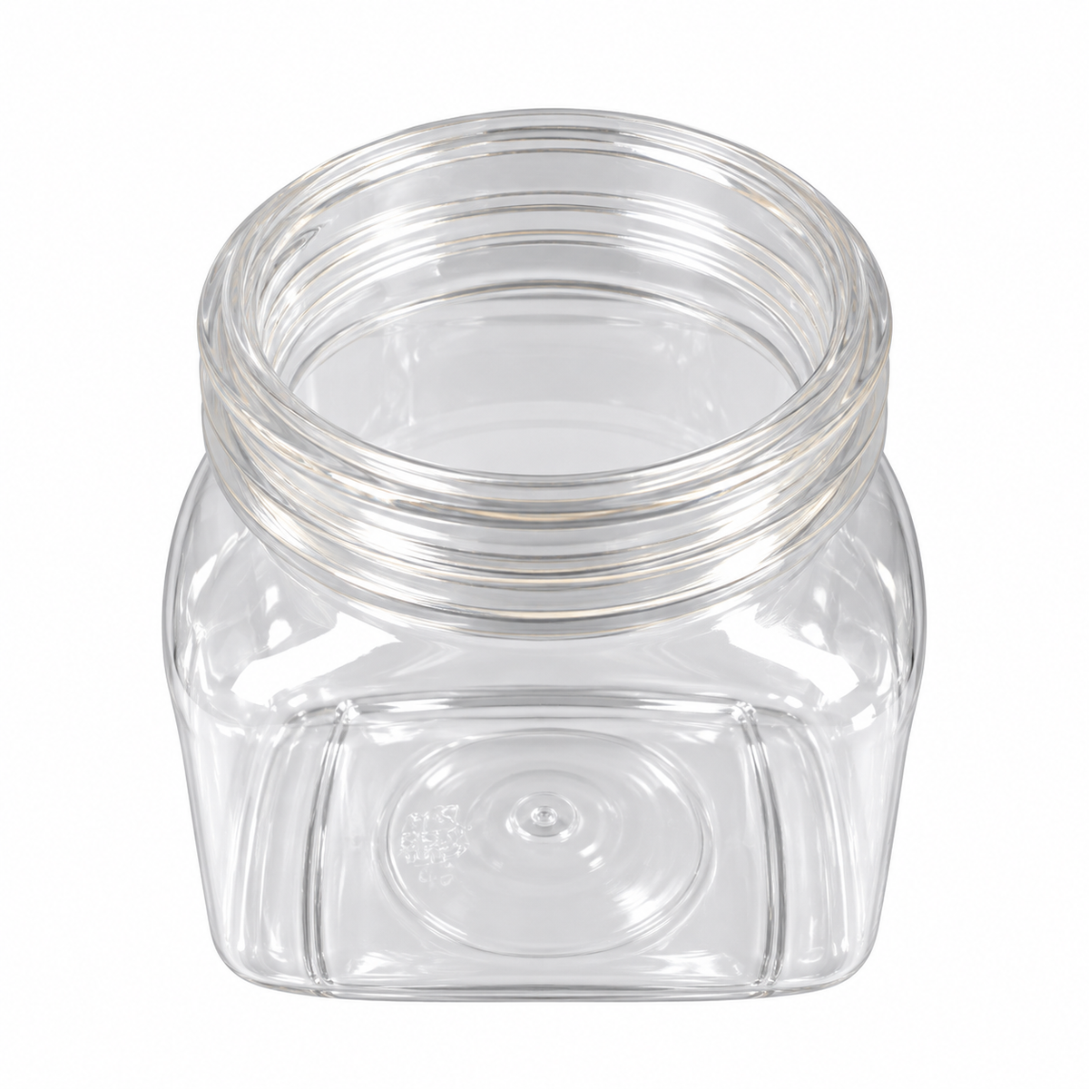 Clear Plastic Nutella-Style Jar with Screw Lid – 50ml & 80ml