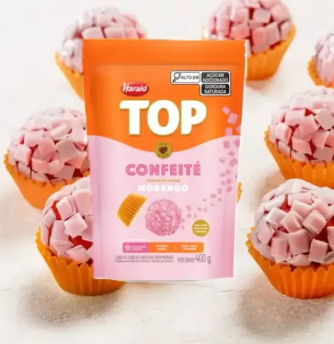 Harald TOP Strawberry Flavoured Confectionery Sprinkles – 400g