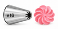 Cake Brasil Drop Flower Piping Nozzle #1G - Large
