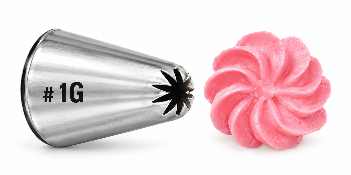 Cake Brasil Drop Flower Piping Nozzle #1G - Large