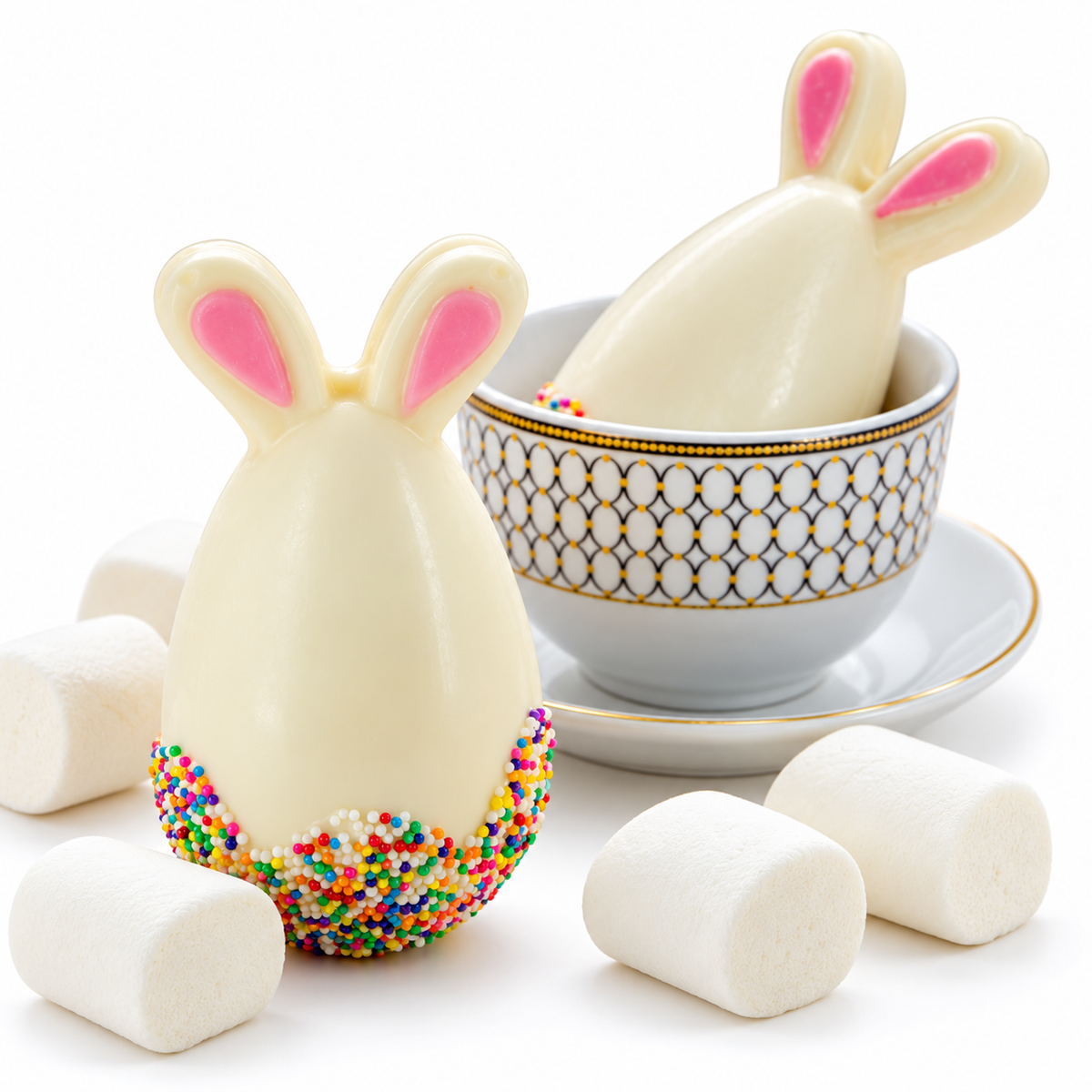 BWB Bunny Ears Easter Egg Chocolate Mould – 100 g – 10521