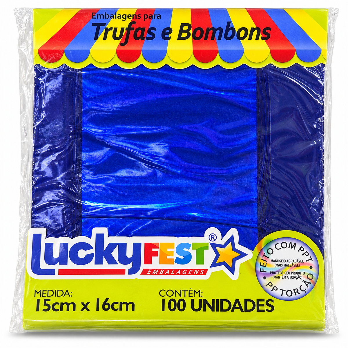 Truffle & Chocolate Wrappers 15 × 16cm – Pack of 100