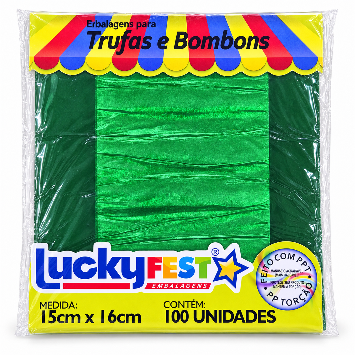 Truffle & Chocolate Wrappers 15 × 16cm – Pack of 100