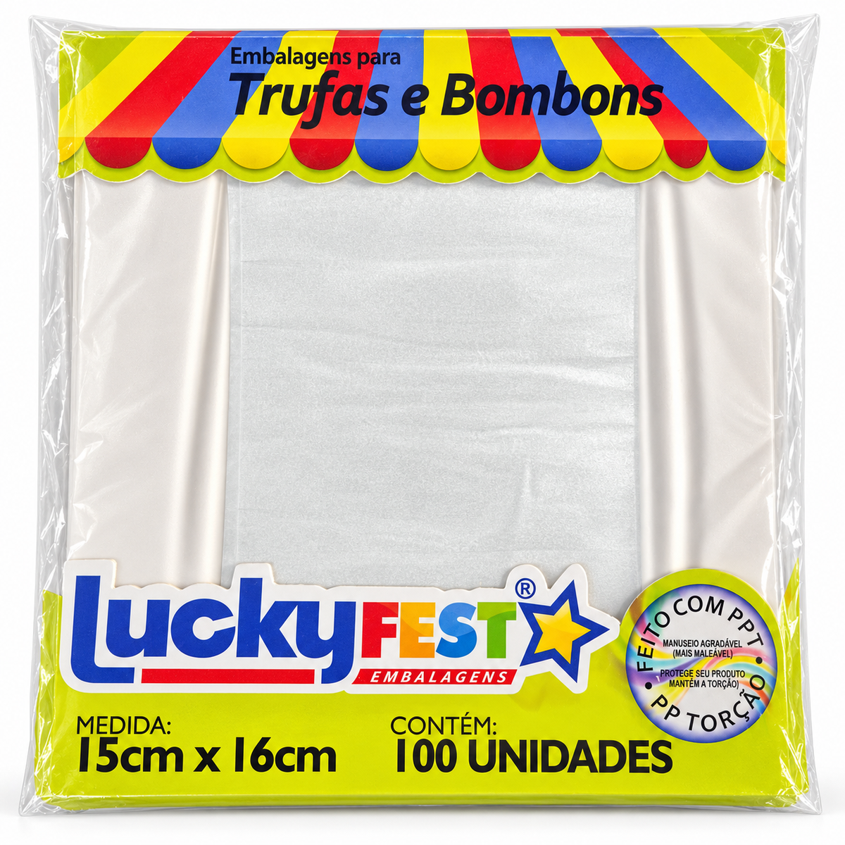 Truffle & Chocolate Wrappers 15 × 16cm – Pack of 100