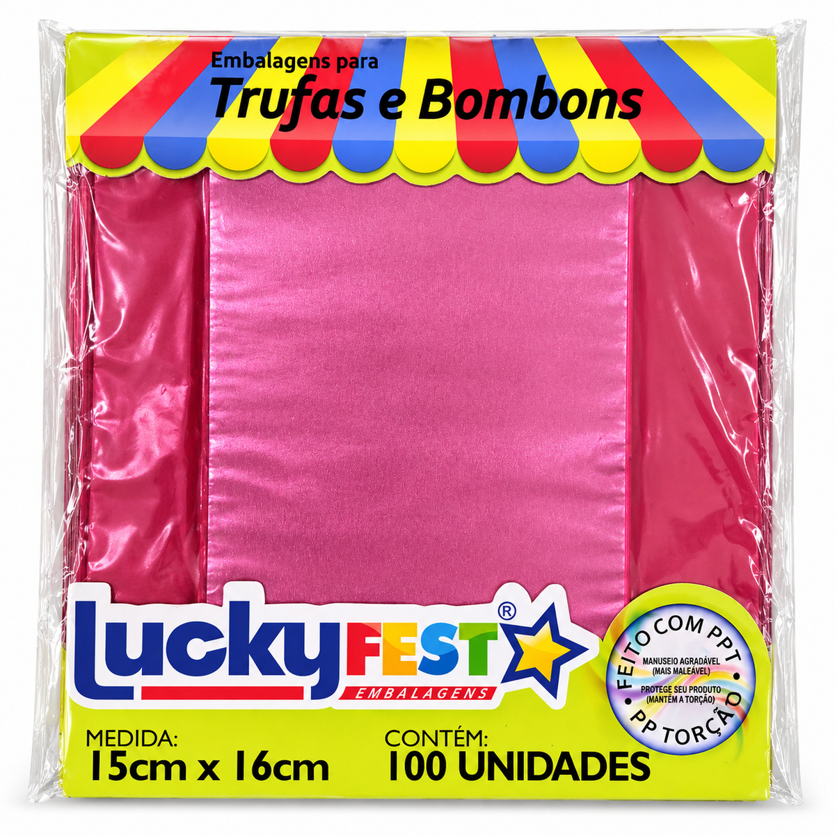 Truffle & Chocolate Wrappers 15 × 16cm – Pack of 100