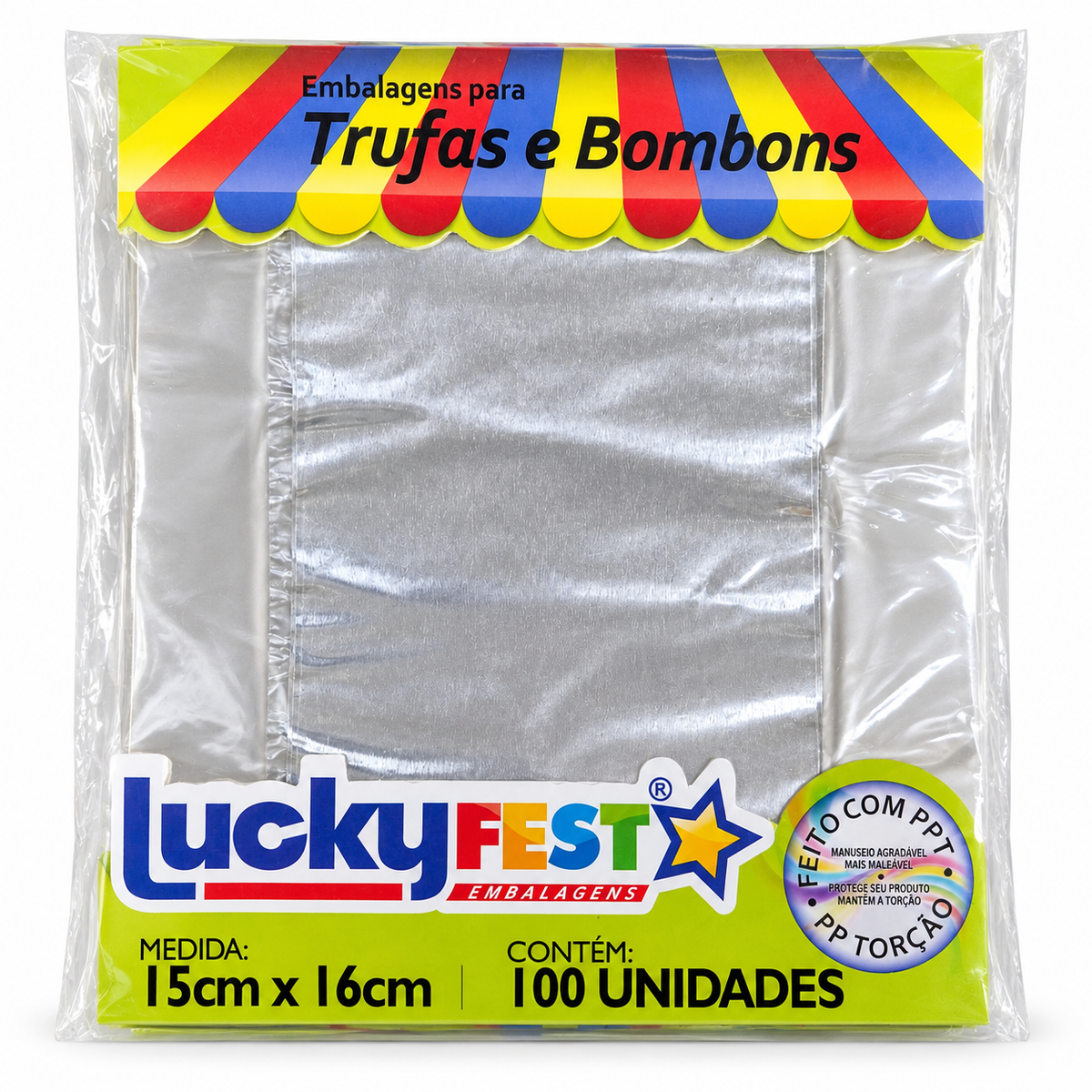 Truffle & Chocolate Wrappers 15 × 16cm – Pack of 100
