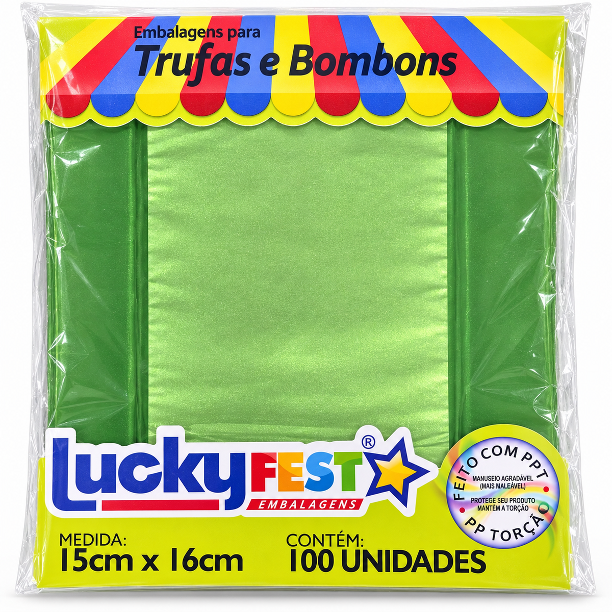 Truffle & Chocolate Wrappers 15 × 16cm – Pack of 100