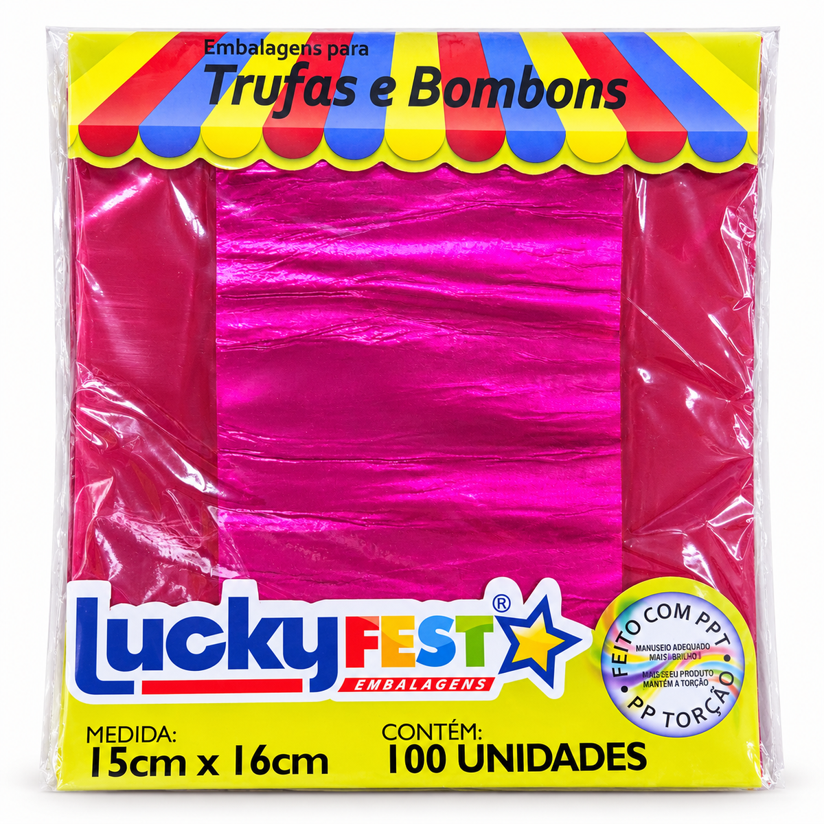 Truffle & Chocolate Wrappers 15 × 16cm – Pack of 100