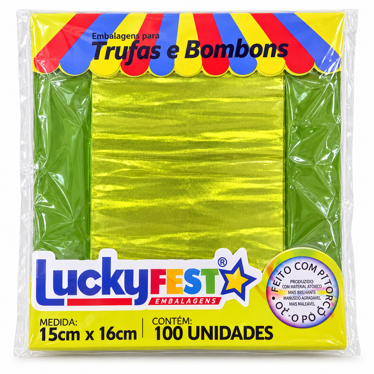 Truffle & Chocolate Wrappers 15 × 16cm – Pack of 100