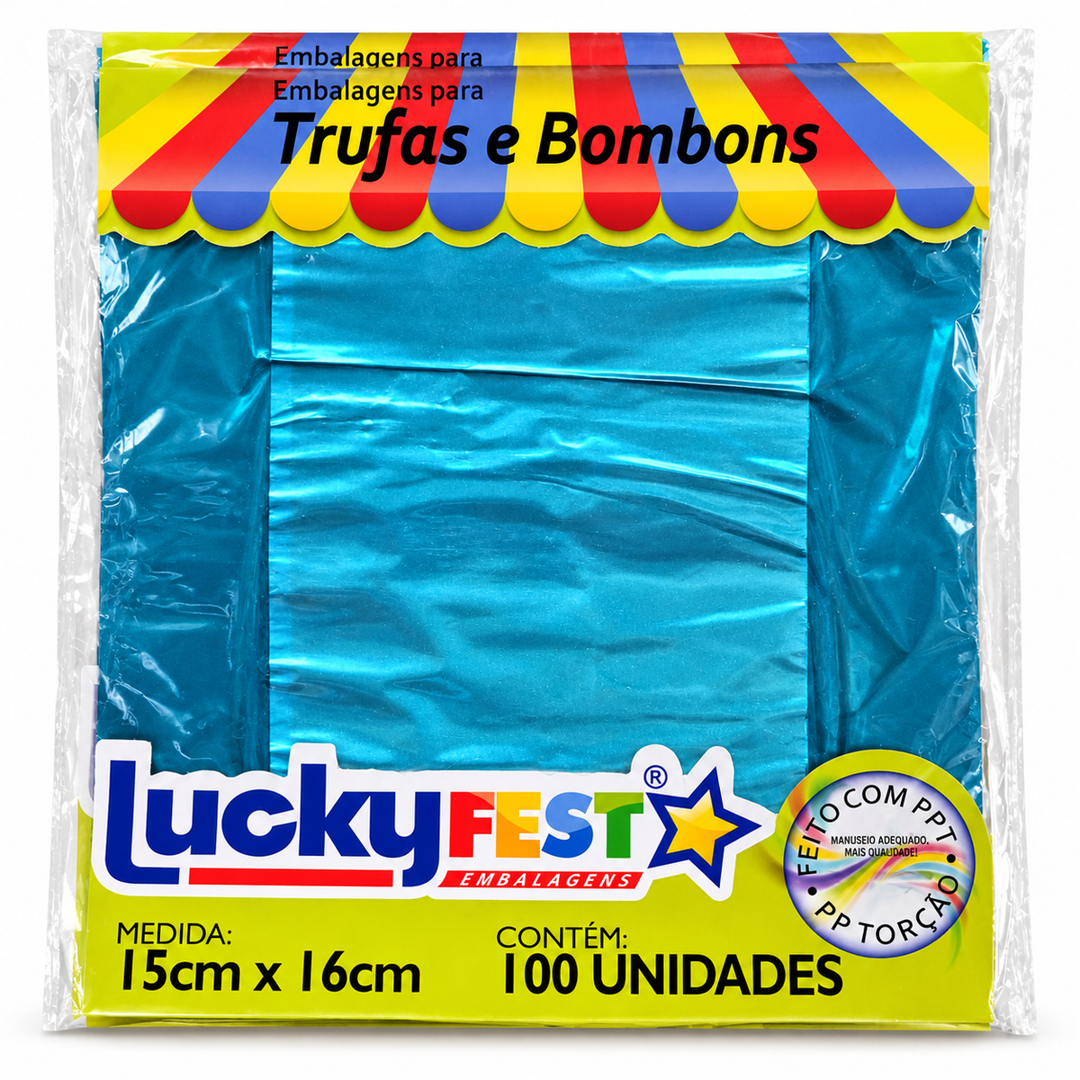 Truffle & Chocolate Wrappers 15 × 16cm – Pack of 100