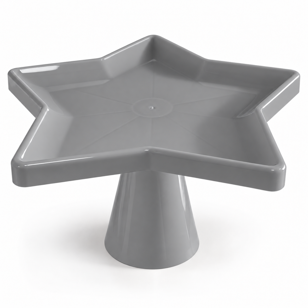Star-Shaped Pedestal Serving Tray – Various Colours
