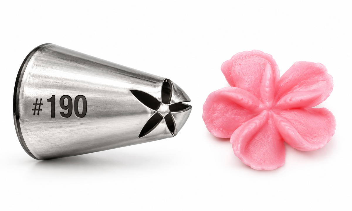 Cake Brasil Drop Flower Piping Nozzle #190 - Large
