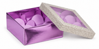Glitter Window Sweet Box – Holds 4 Sweets