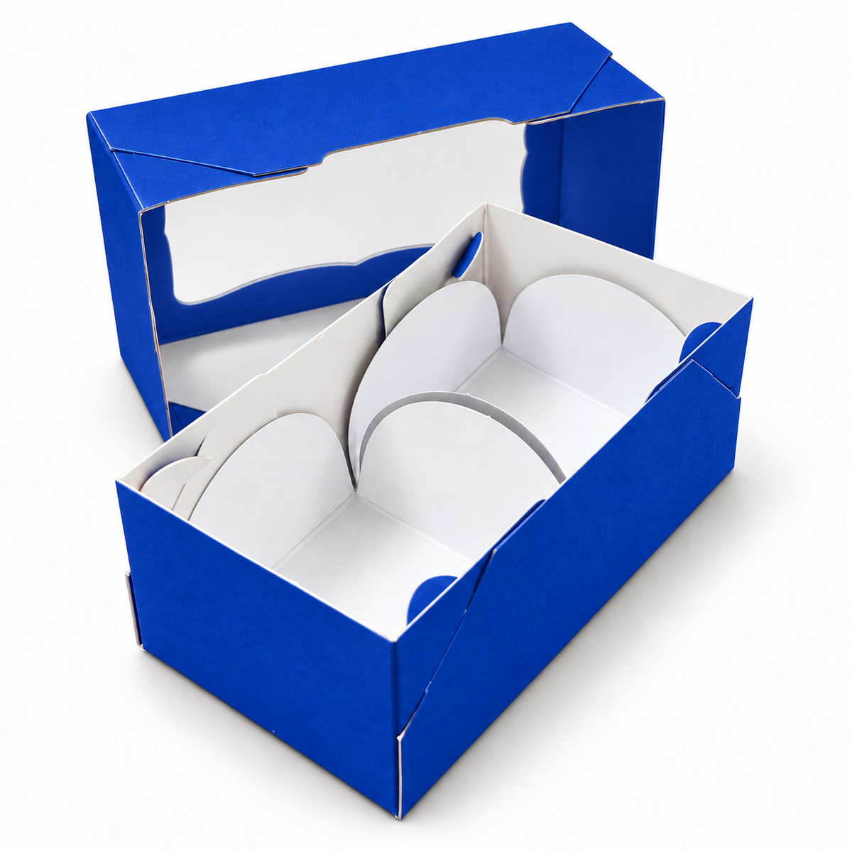 Window Sweet Gift Box with 2 Holders – Various Colours
