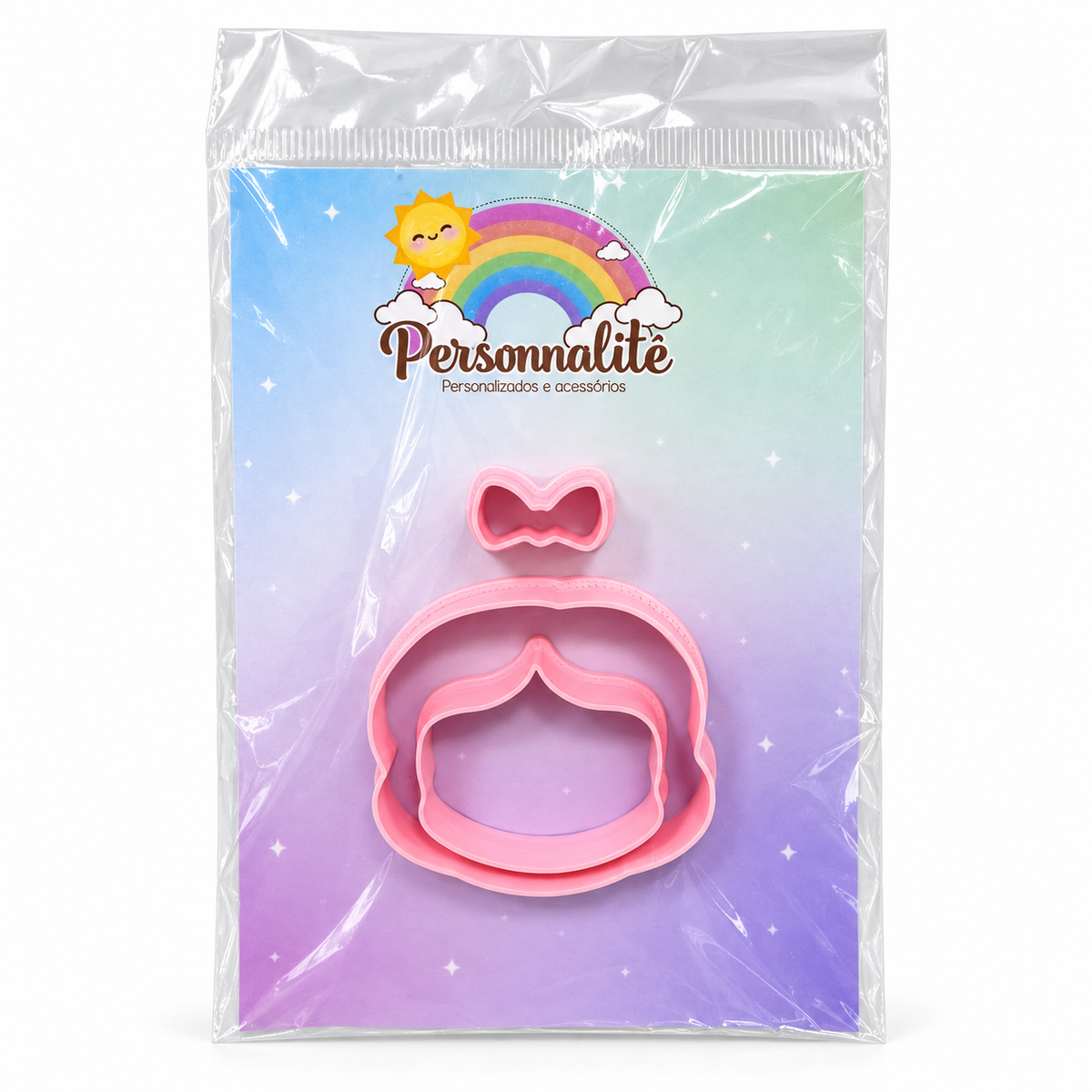 Snow White Face Fondant Cutter - 6 cm
