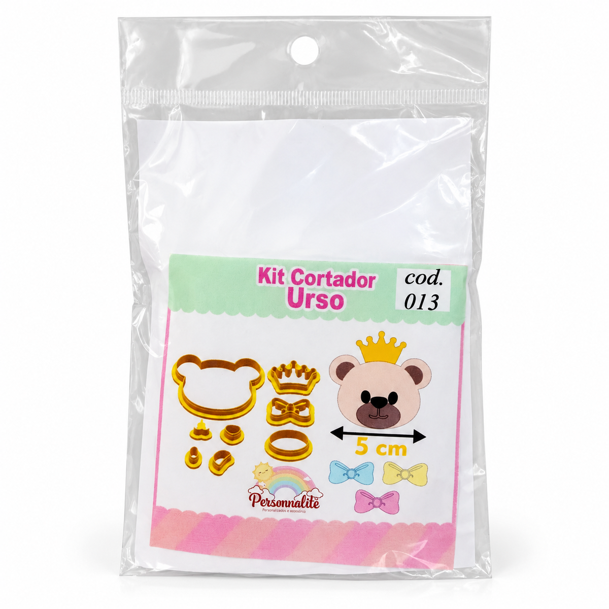 Bear Face Fondant & Biscuit Cutter