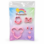 Mice Fondant Cutter Set - 6 cm