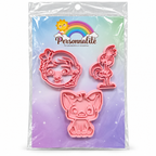 Moana-Themed Fondant Cutter Set - 6 cm