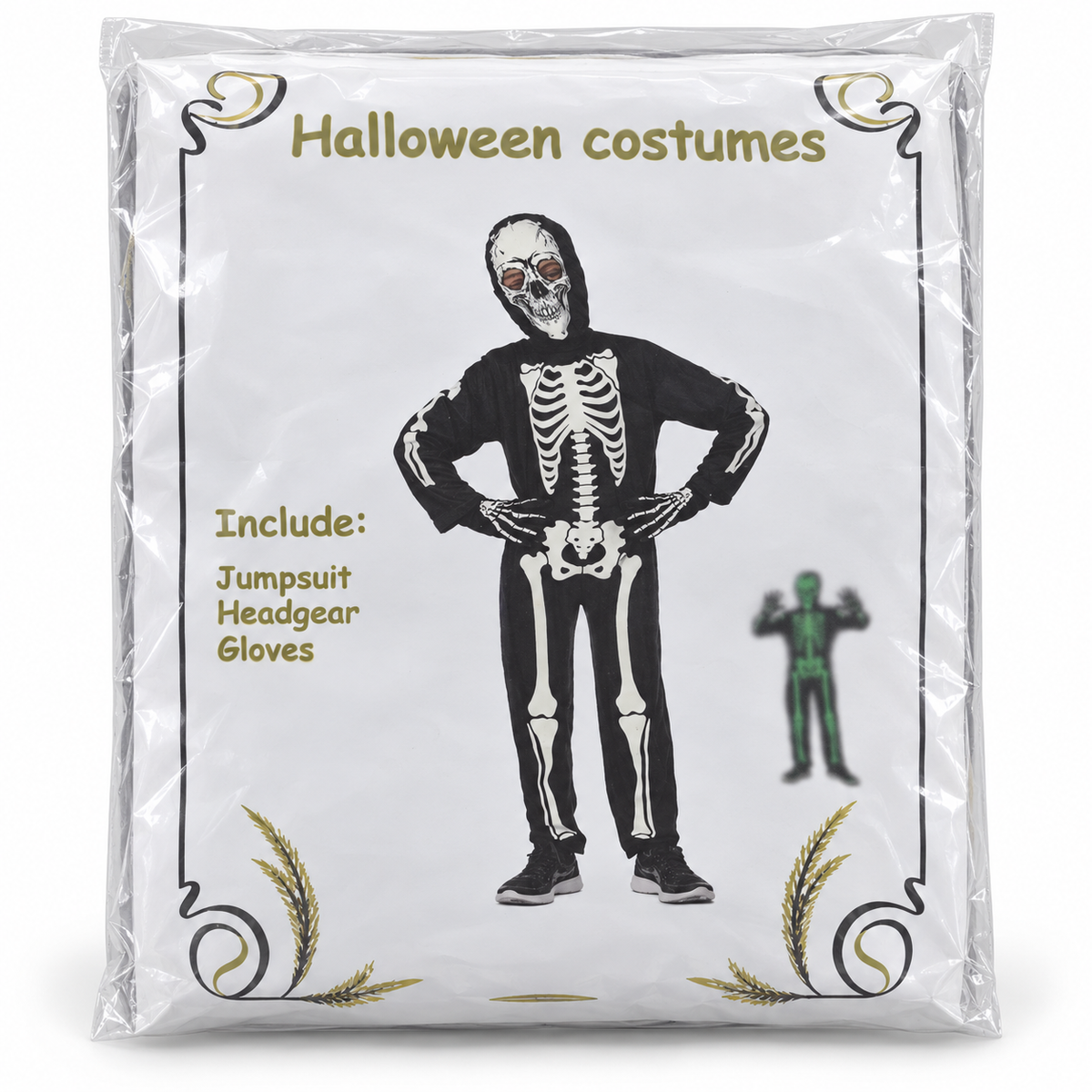 Children’s Skeleton Halloween Fancy Dress Costume