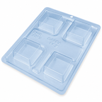 BWB Medium Square Honey Cake Chocolate Mould – 3-Part – 10575