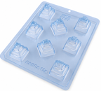 BWB Mini Square Tiered Cake Chocolate Mould – 3-Part – 9797